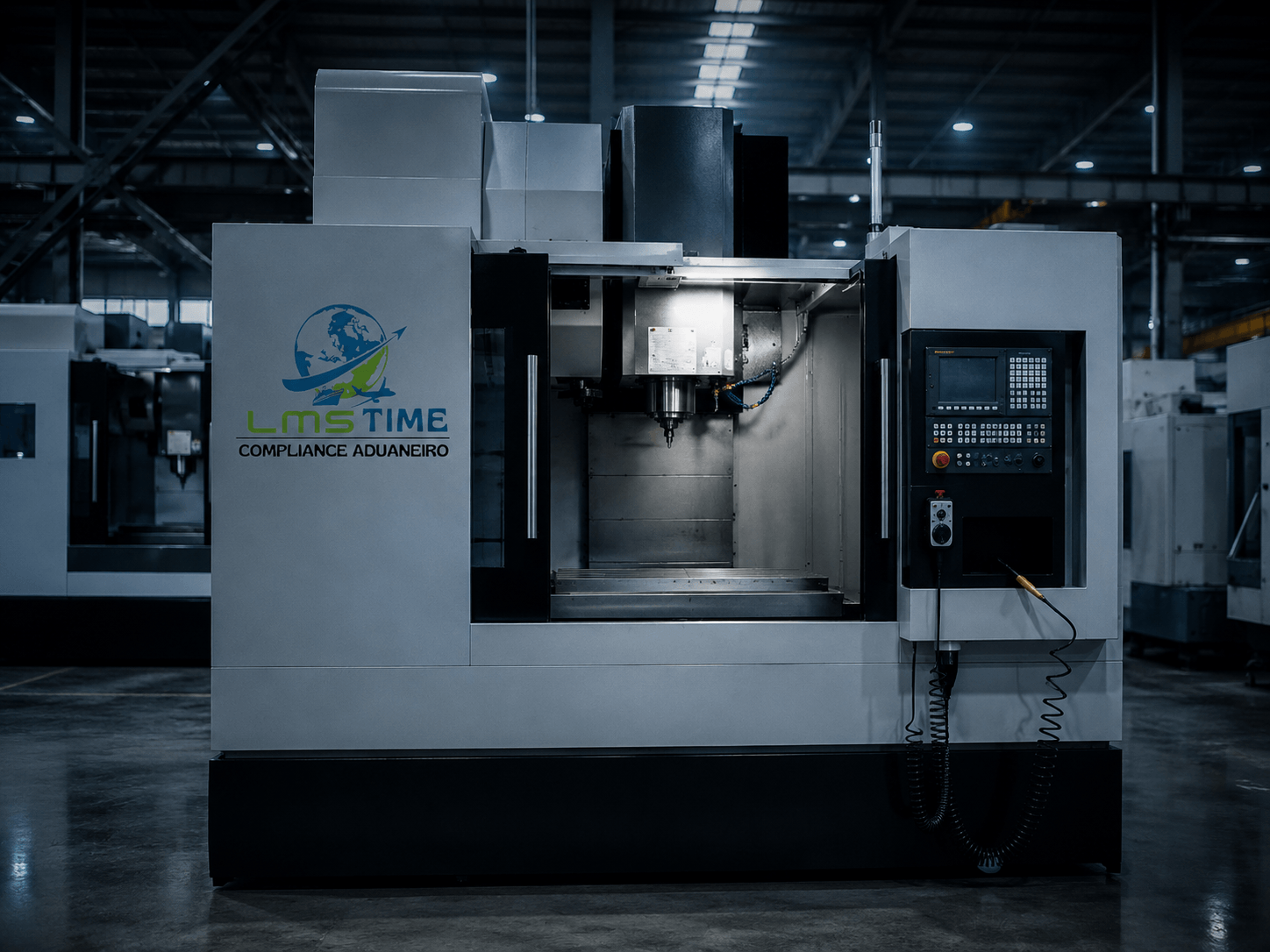 Centro de usinagem CNC importado pela LMS TIME